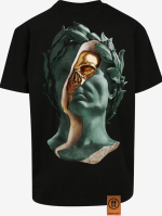 Forgotten Faces T-Shirt Caesar Heavy Oversized Tee Black FOF0003-00007 - Image 2