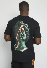 Forgotten Faces T-Shirt Caesar Heavy Oversized Tee Black FOF0003-00007 - Image 3