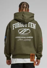 FORGOTTEN FACES COURAGE DEFINES OVERSIZE ZIP HOODIE OLIVE FOF0161-00176 - Image 2