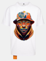Forgotten Faces Camouflage Frond Heavy Oversized Tee White FOF0038-00220