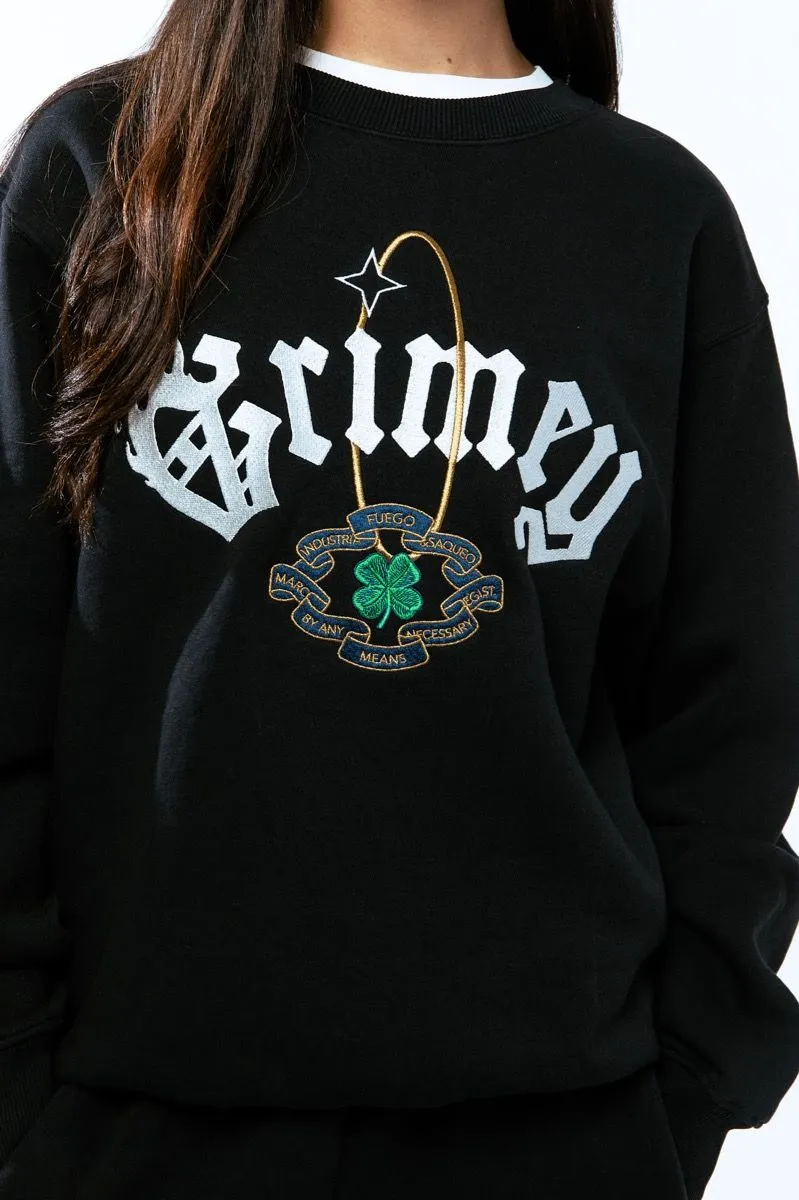 Grimey Saoirse Crewneck Black GSW602-BLK - Image 2