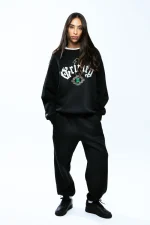 Grimey Saoirse Crewneck Black GSW602-BLK - Image 5