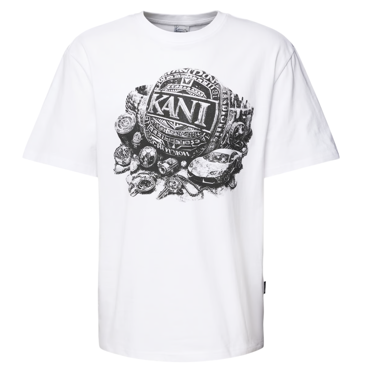 sfgrss Karl Kani Icy Watch Tee White KM244-022-1 - Image 1