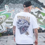 Tribal Bear T-Shirt white TR3058-001 - Image 2