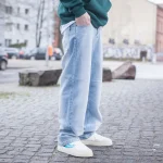 Tribal Barbed Wire Baggy pant white wash TR1016-190 - Image 5
