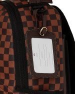 Sprayground Core Embossed Check Backpack B6805 18” x 6” x 11.5” - Image 12