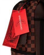 Sprayground Core Embossed Check Backpack B6805 18” x 6” x 11.5” - Image 6