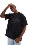 New Era Flag Black Oversized T-Shirt 60580625