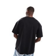 New Era Flag Black Oversized T-Shirt 60580625 - Image 5