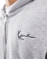 Karl Kani Chest Signature Essential Os Zip Hoodie Ash Grey KM-ZH021-013-03 - Image 2