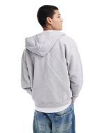 Karl Kani Chest Signature Essential Os Zip Hoodie Ash Grey KM-ZH021-013-03 - Image 4
