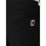 KARL KANI KANI TAG SWEATSHORTS BLACK/ROSE KM251-008-2 - Image 4