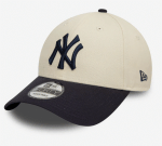New Era New York Yankees Colour Block Cream 9FORTY Adjustable Cap 60595215