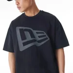 New Era Flag Black Oversized T-Shirt 60580625 - Image 4
