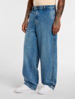 Dickies Madison Baggy Fit Denim Trousers Light Blue DK0A4YECK211 - Image 5