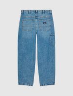 Dickies Madison Baggy Fit Denim Trousers Light Blue DK0A4YECK211 - Image 8