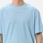 Karl Kani Retro T&L Backprint T-Shirt Light Blue/White KM251-002-1 - Image 3