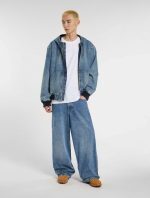 Dickies Loose Wave Denim Jeans Rinsed Fade DK0A4ZAQK211 - Image 7