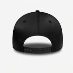 New Era New York Yankees Satin 9FORTY Black Women's Cap 60595368 - Image 3