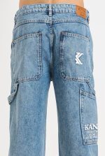 KARL KANI RETRO BAGGY WORKWEAR DENIM VINTAGE MID BLUE KMI-PL063-091-10 - Image 7