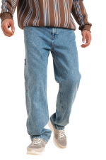 KARL KANI RETRO BAGGY WORKWEAR DENIM VINTAGE MID BLUE KMI-PL063-091-10