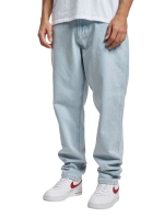 Karl Kani Small Signature Tapered Five Pocket Denim Baggy Bleached Blue KMI-PL031-090-12