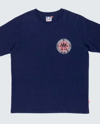 DOSSE POSSE GANGSTA'S SHORT SLEEVE T-SHIRT NAVY DPS2-003