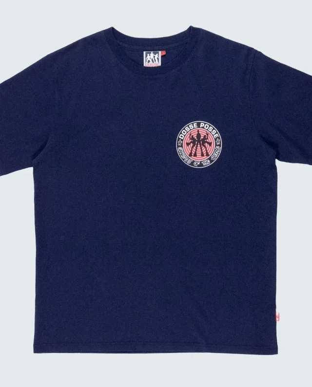 DOSSE POSSE GANGSTA'S SHORT SLEEVE T-SHIRT NAVY DPS2-003