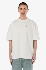PEGADOR POLION OVERSIZED TEE WASHED WARM WHITE 4673-551-M-GR