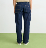 Dickies Denim Relaxed Utility Jeans Rinsed Indigo Blue DK001993F131 - Image 2