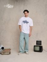 PEGADOR APOLLO OVERSIZED TEE WHITE 4628-004-M-GR - Image 2