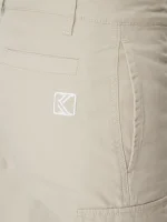 KARL KANI RETRO WASHED CARGO SHORTS OFF-WHITE BEIGE KM251-037-1 - Image 4