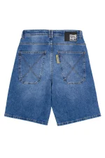 HOMEBOY X-TRA BAGGY VINTAGE SHORTS VINTAGE BLUE 01SH0386-86-22 - Image 2