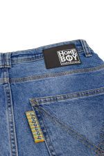 HOMEBOY X-TRA BAGGY VINTAGE SHORTS VINTAGE BLUE 01SH0386-86-22 - Image 4
