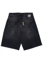 X-TRA DESPERADO DENIM SHORTS VINTAGE BLACK 01SH2200-87-24 - Image 2