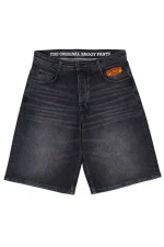 X-TRA DESPERADO DENIM SHORTS VINTAGE BLACK 01SH2200-87-24