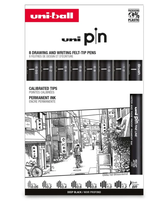 Uni-ball Pin Set PIN-200 8P ASP011