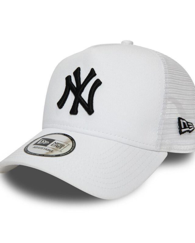 New Era New York Yankees White A-Frame Trucker Cap 12285467