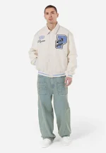 Pegador Wayten Varsity Jacket Warm White 4572-539-M-GR - Image 7