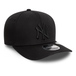 New Era New York Yankees Monochrome Black 9SEVENTY Stretch Snap Adjustable Cap 60595455 - Image 3