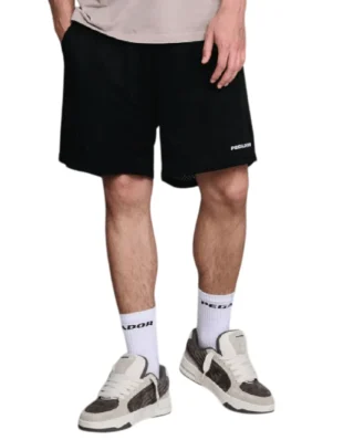 PEGADOR LOGO MESH SHORTS BLACK 4600-001-M-GR