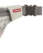 SPRAYGROUND CREAM CHECK SHARK CENTRAL SAVVY CROSS-BODY B7485 17.8  x 3.8 x 38.1cm - Image 2