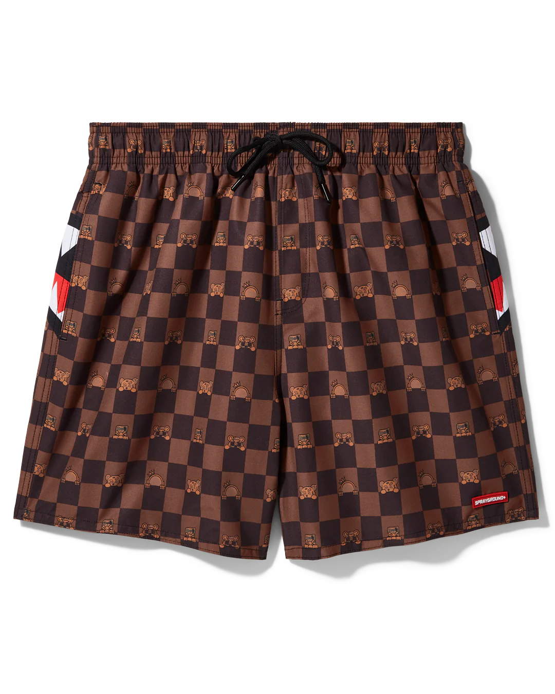 file_42821e67-d3a9-429c-9554-08e23042f950 SPRAYGROUND PEEKING CHARACTER CHECK SWIM SHORT SWM2031 - Image 1