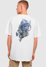 Forgotten Faces Broken Marble Oversized Tee White FOF0155-00220  - Image 4