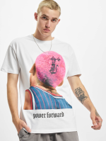 UPSCALE STUDIOS POWER FORWARD OVERSIZE TEE WHITE MT1844