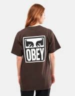 OBEY EYES ICON II CLASSIC T-SHIRT JAVA BROWN 165262142-JVA - Image 6