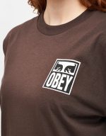 OBEY EYES ICON II CLASSIC T-SHIRT JAVA BROWN 165262142-JVA - Image 5