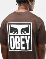 OBEY EYES ICON II CLASSIC T-SHIRT JAVA BROWN 165262142-JVA - Image 4