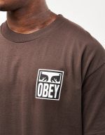 OBEY EYES ICON II CLASSIC T-SHIRT JAVA BROWN 165262142-JVA - Image 3