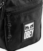 Obey Small Messenger Bag Black 100010150 BLK - Image 3